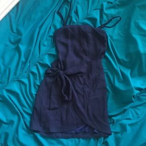 Navy Blue Party Dress